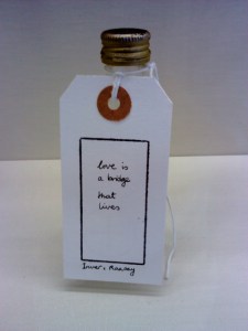 Whisky miniature & hokku-label 1