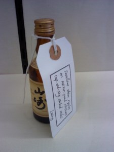 Whisky miniature & hokku-label 2