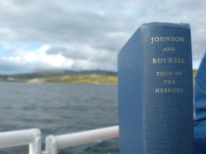 Johnson and Boswell approach Raasay