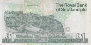 RBS £1 note