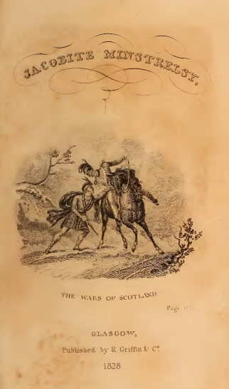 Jacobite Minstrelsy 1829 title page